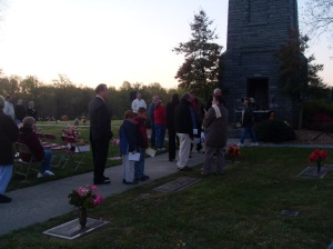 Getting Ready for The Easter Sunrise Service